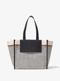 Large Morris Tweed Tote - Grey Melange