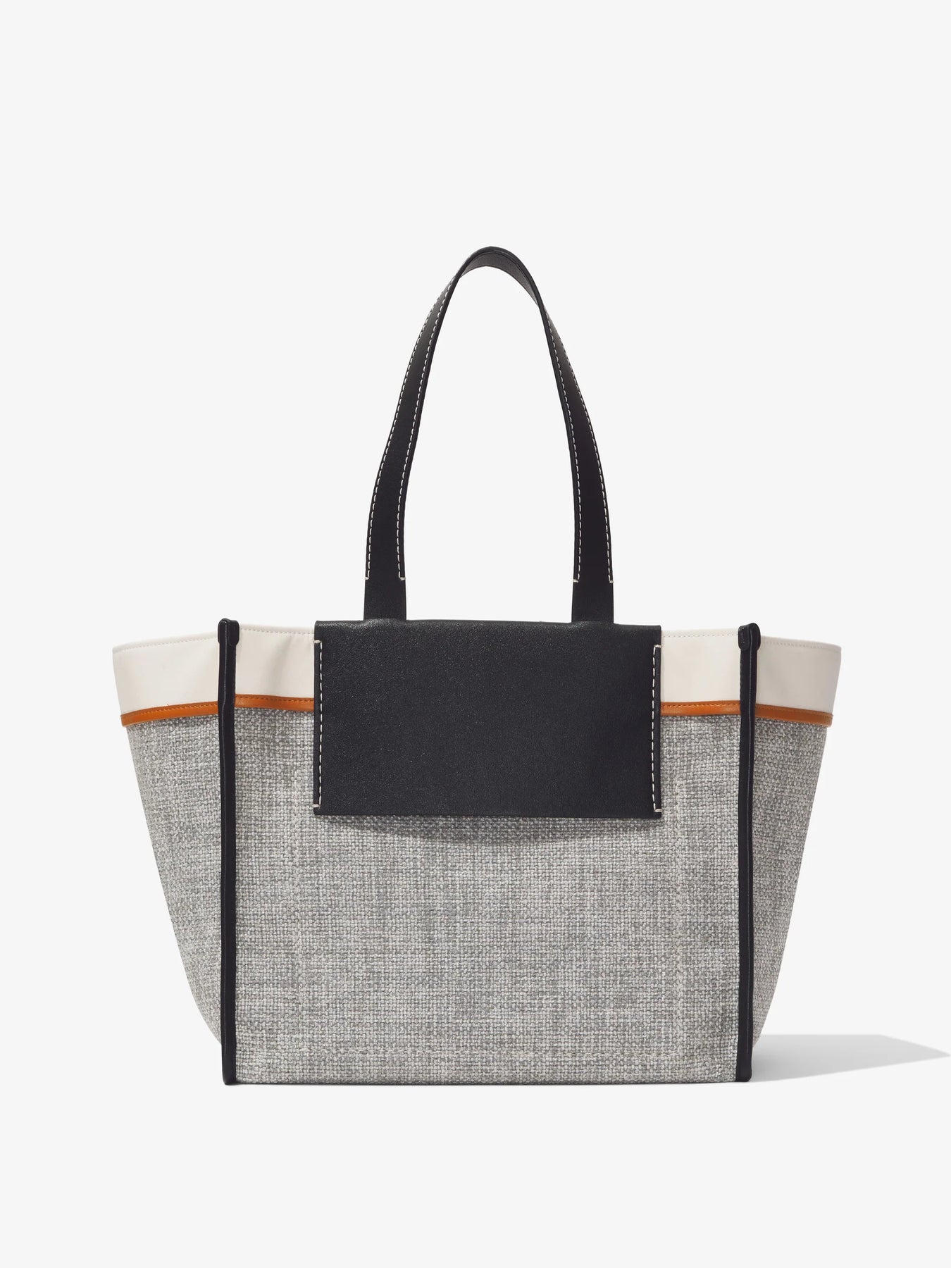 Large Morris Tweed Tote - Grey Melange