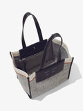 Large Morris Tweed Tote - Grey Melange