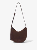 Medium Baxter Suede Bag - Chocolate