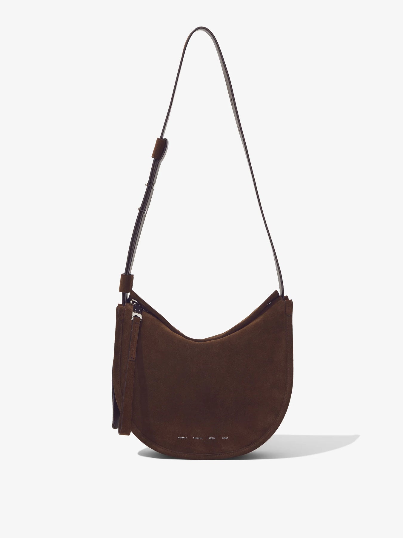 Medium Baxter Suede Bag - Chocolate