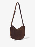 Medium Baxter Suede Bag - Chocolate
