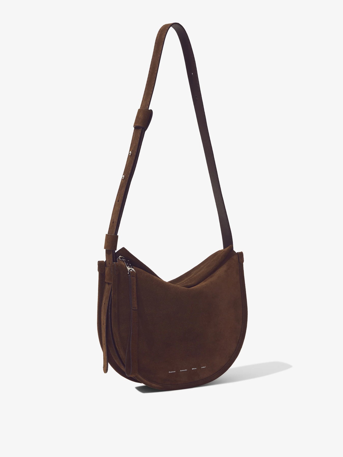 Medium Baxter Suede Bag - Chocolate
