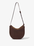 Medium Baxter Suede Bag - Chocolate
