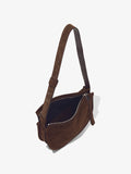 Medium Baxter Suede Bag - Chocolate