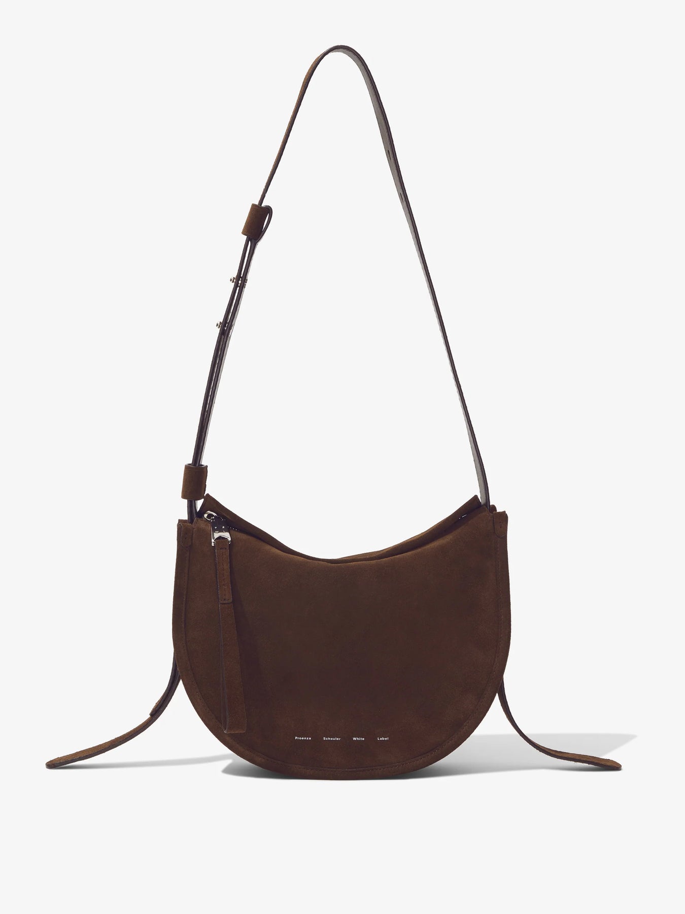 Medium Baxter Suede Bag - Chocolate
