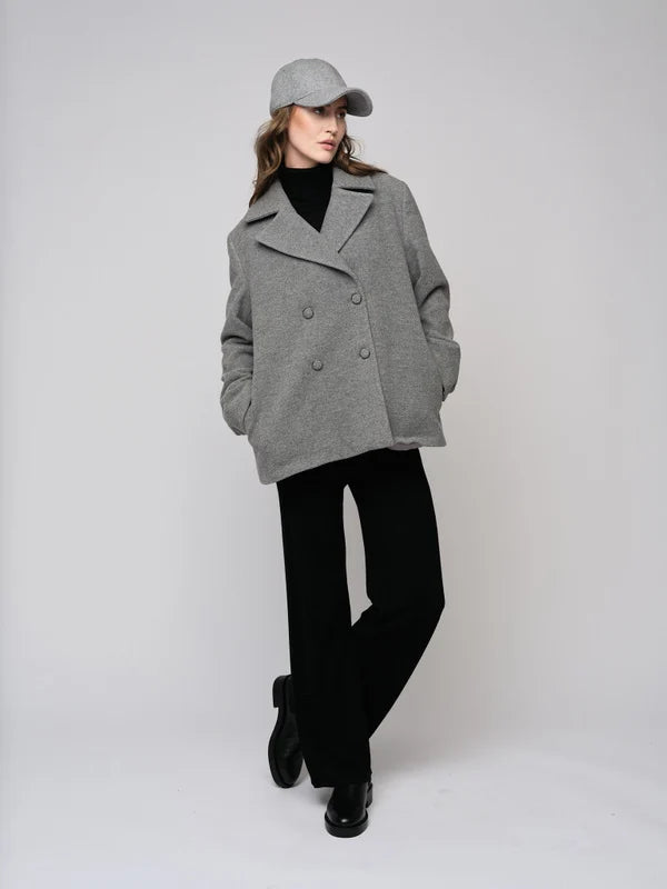 Julie Wool Cap - Light Grey