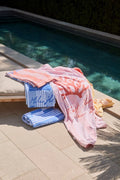 Long Island Beaches Strandhandduk 100x180 - Rosa/Korall