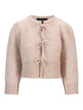 Ivy Chunky Cardigan - Beige Melange