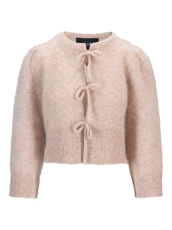Ivy Chunky Cardigan - Beige Melange
