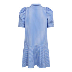 Micacc Stripe SS Shirt Dress - Pale Blue