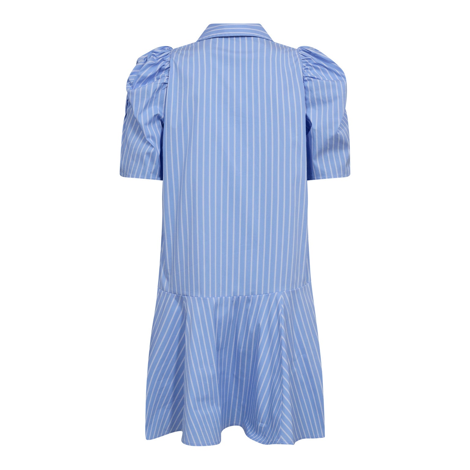 Micacc Stripe SS Shirt Dress - Pale Blue