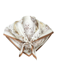 Lola Silk Scarf - Light Yellow
