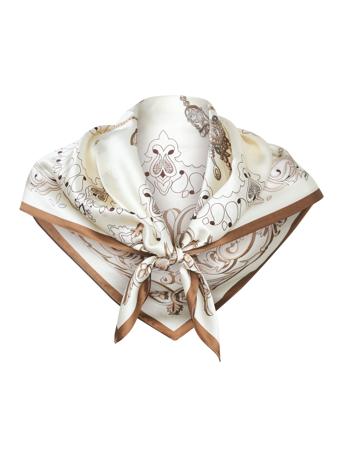 Lola Silk Scarf - Light Yellow