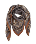 Lola Silk Scarf - Nutmeg