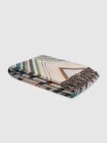 Chevron Throw - Brun Flerfärgad