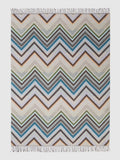 Chevron Throw - Brun Flerfärgad