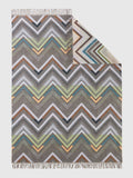 Chevron Throw - Brun Flerfärgad