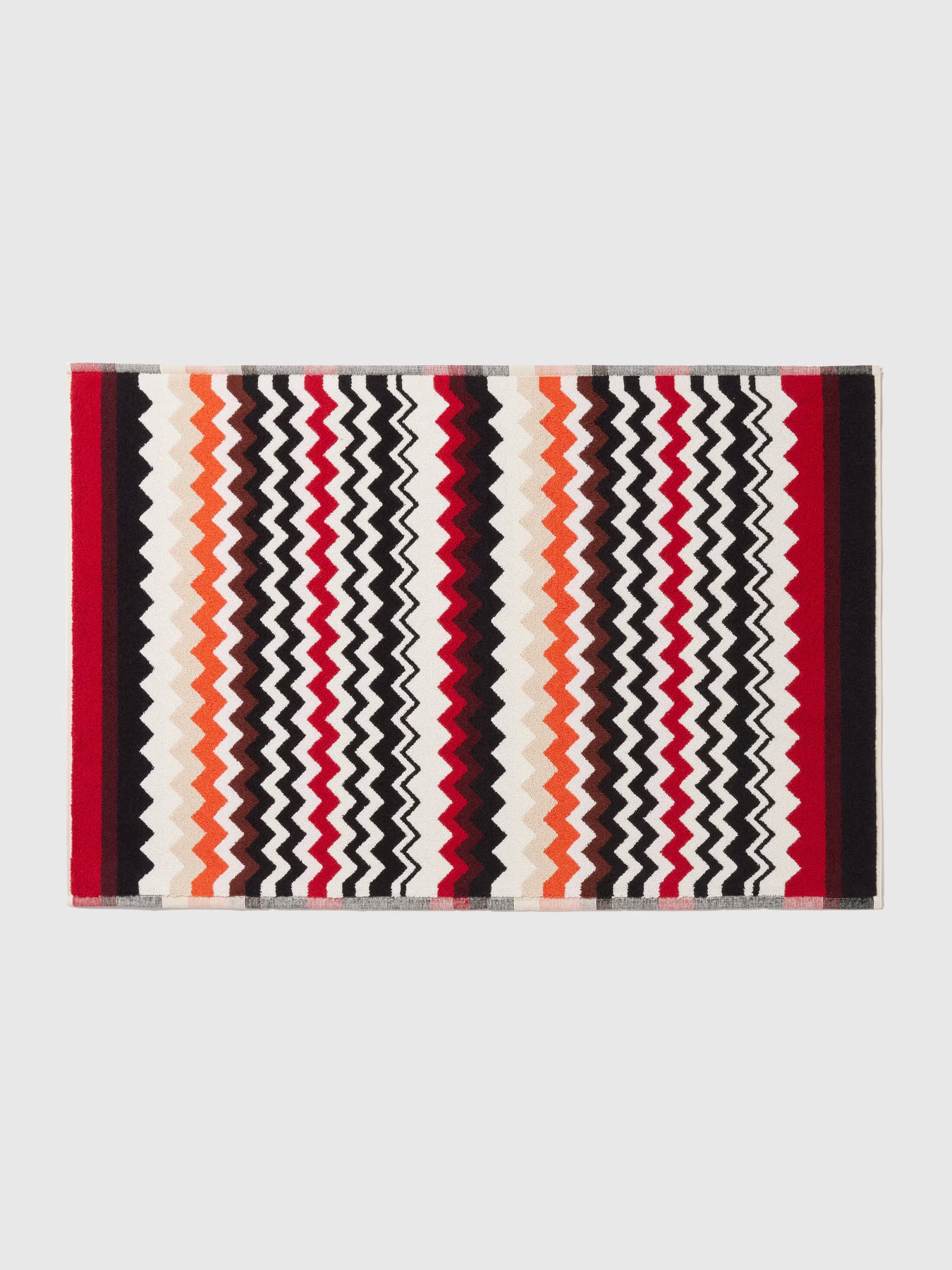 Best Bath Mat W/Rubber Bands - Röd Flerfärgad