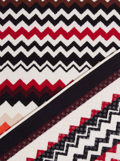 Best Bath Mat W/Rubber Bands - Red Multicolor