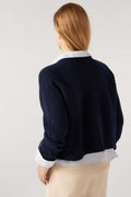Clapam Cardigan - Marine