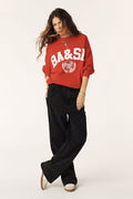 Sweatshirt Benjamin - Rouge