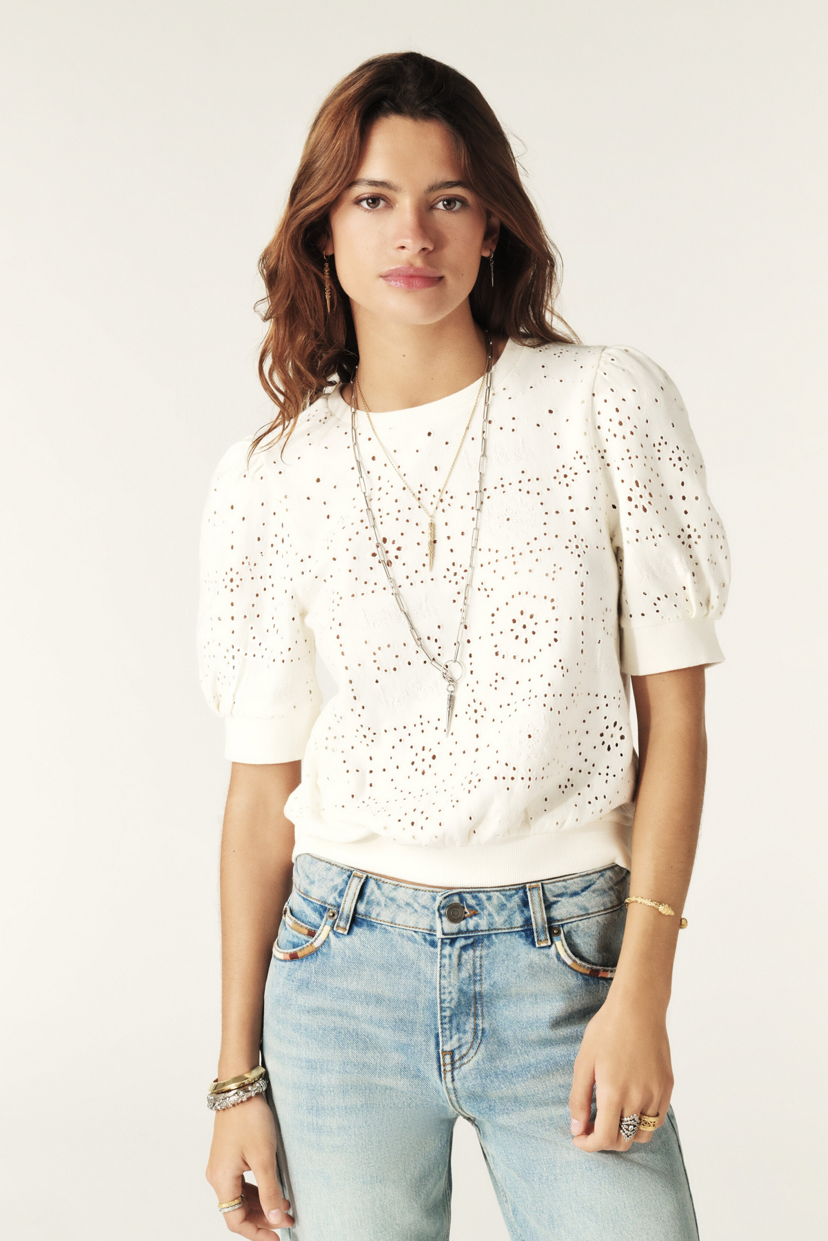 Sweatshirt Lael - Ecru