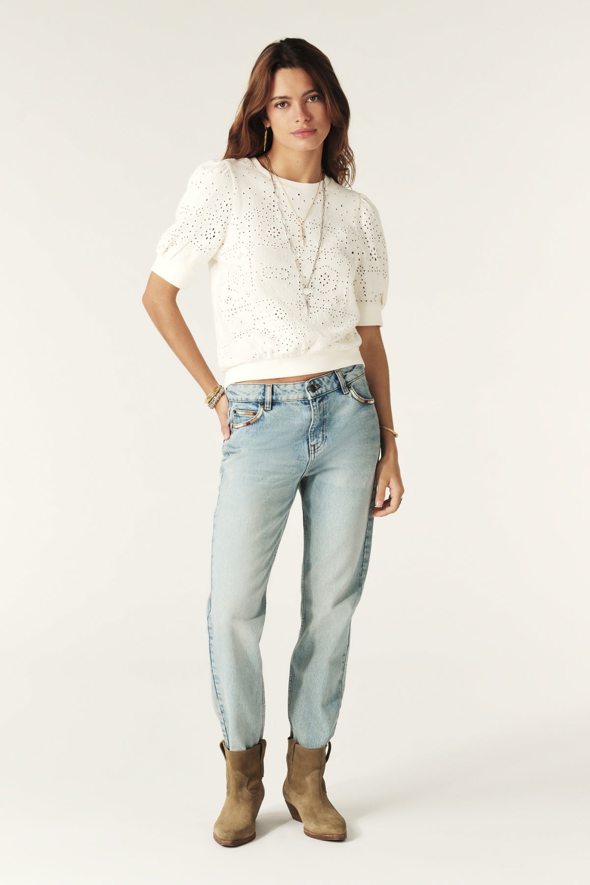Sweatshirt Lael - Ecru