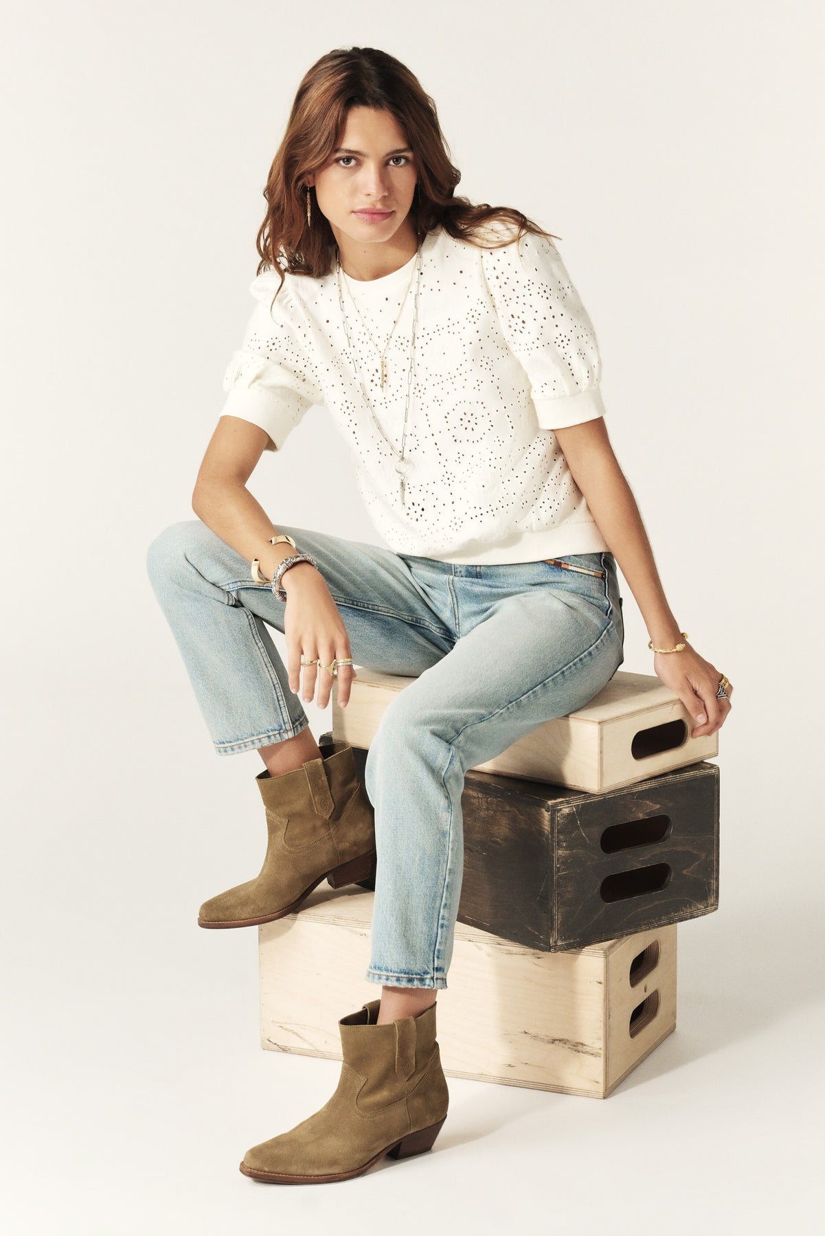 Sweatshirt Lael - Ecru