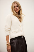 BA&SH Waistcoat Harry Kofta - Ecru