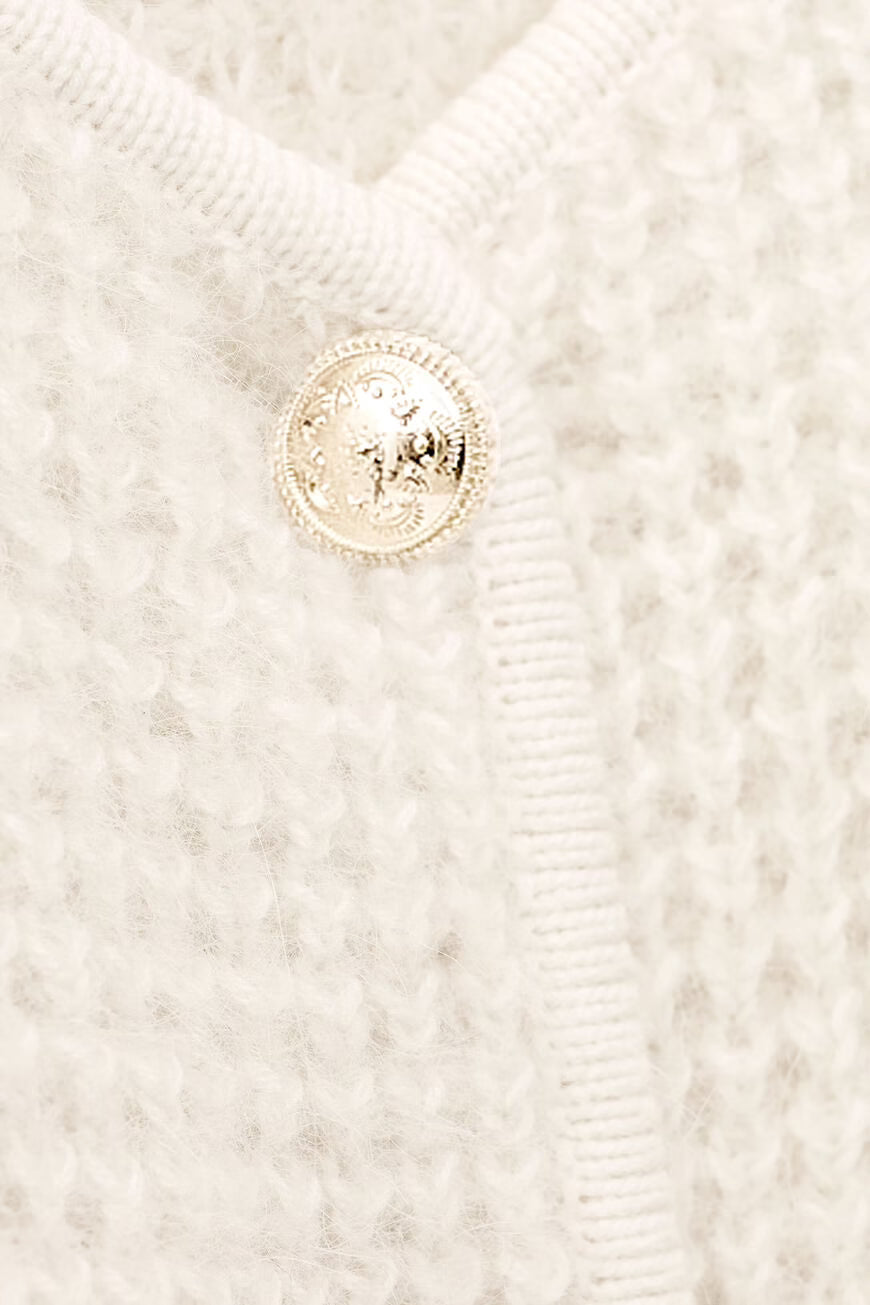 BA&SH Waistcoat Harry Kofta - Ecru