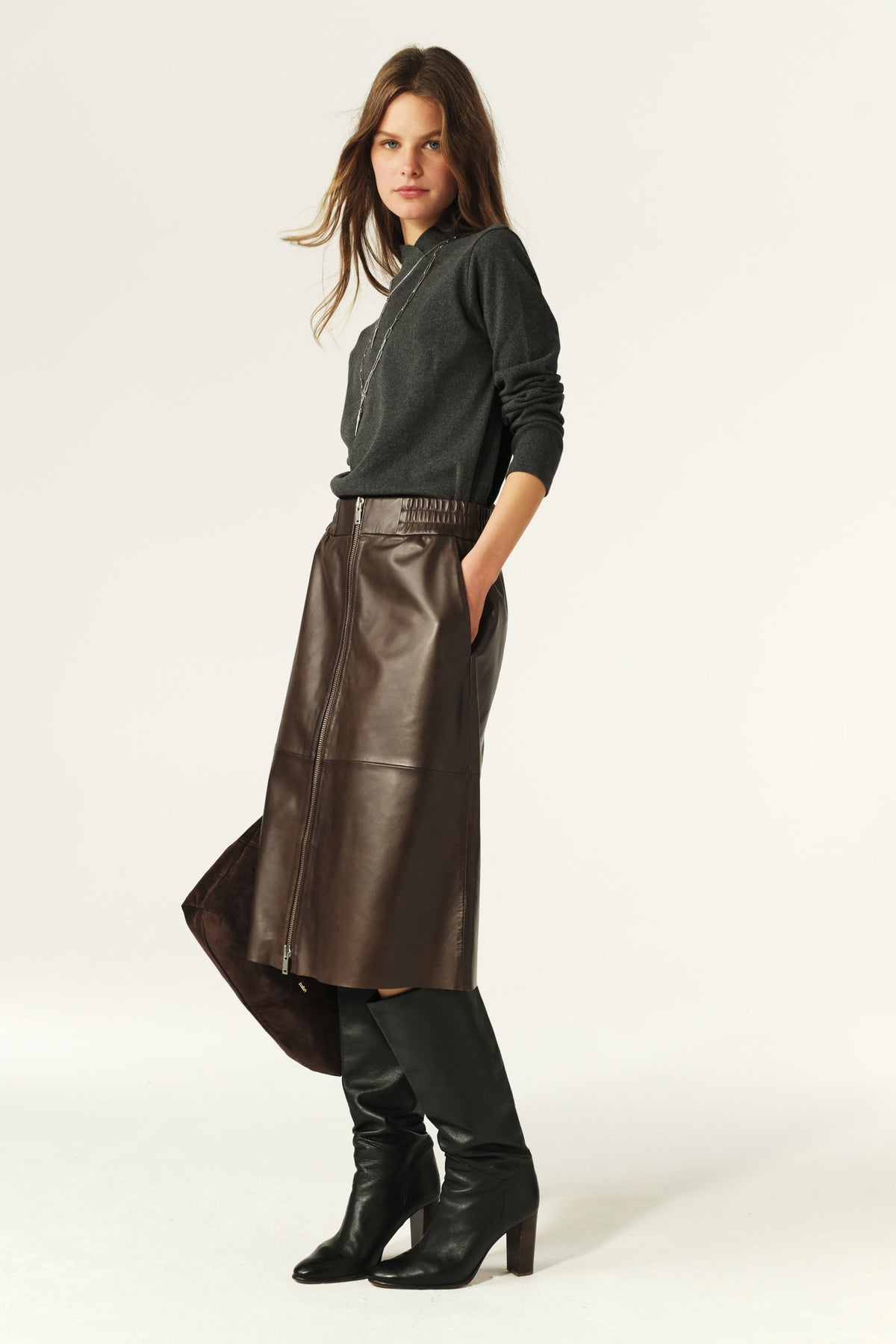Skirt Pona - Chocolat