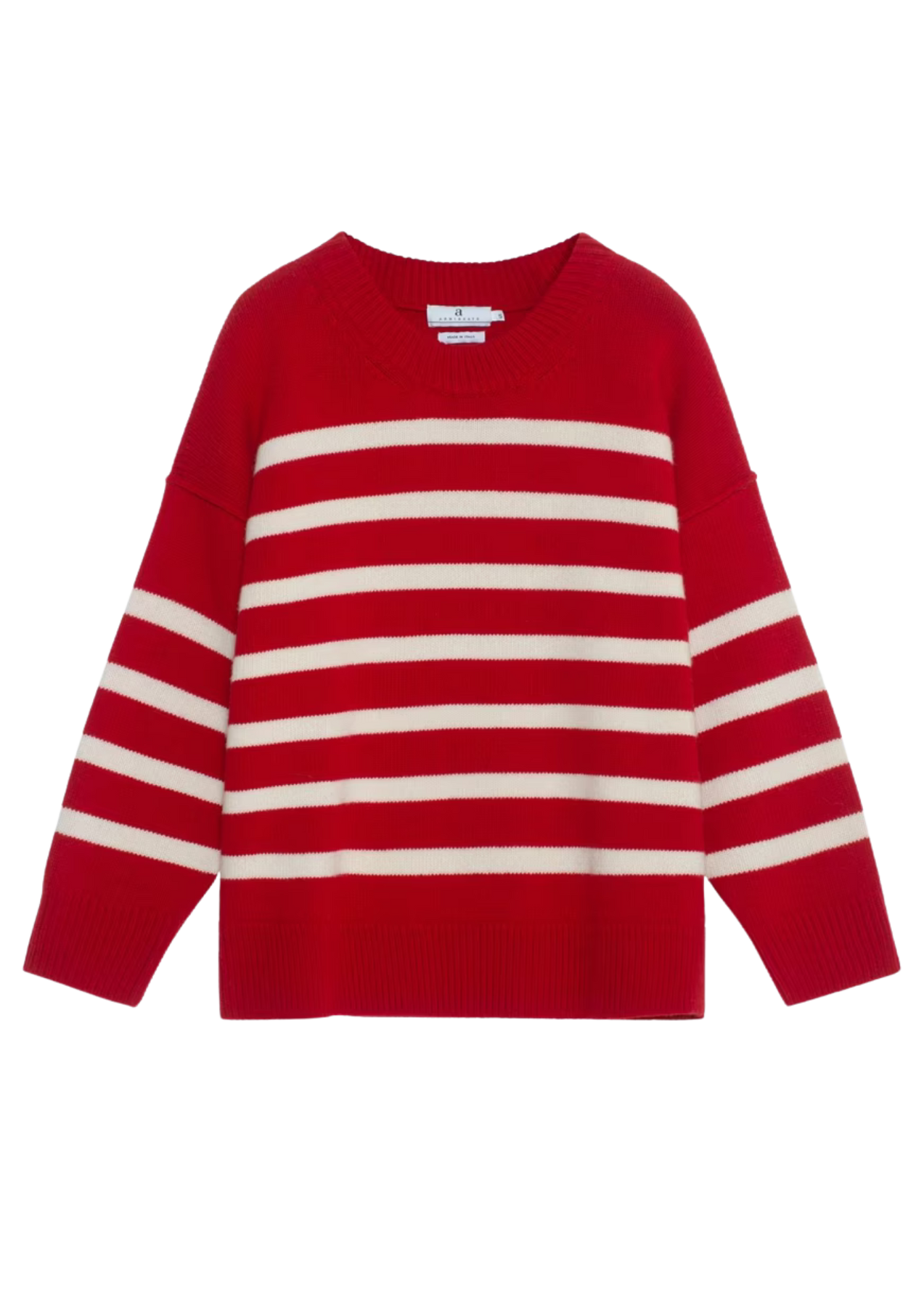 Kayne Stripe - Röd/Offwhite
