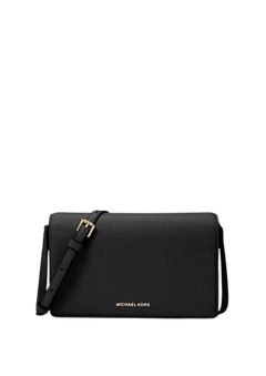 Jet Set Medium Flap Crossbody - Black