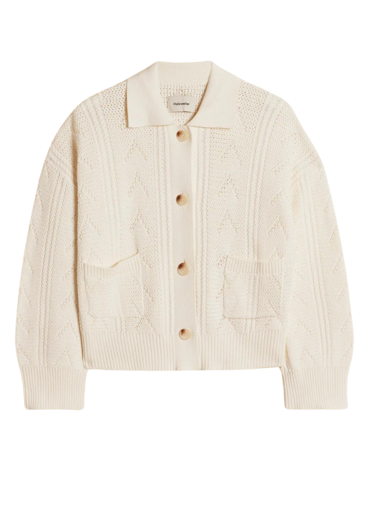 Serena Knit Cardigan - White
