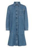 Dophinaiw Dress - Washed Medium Blue Denim