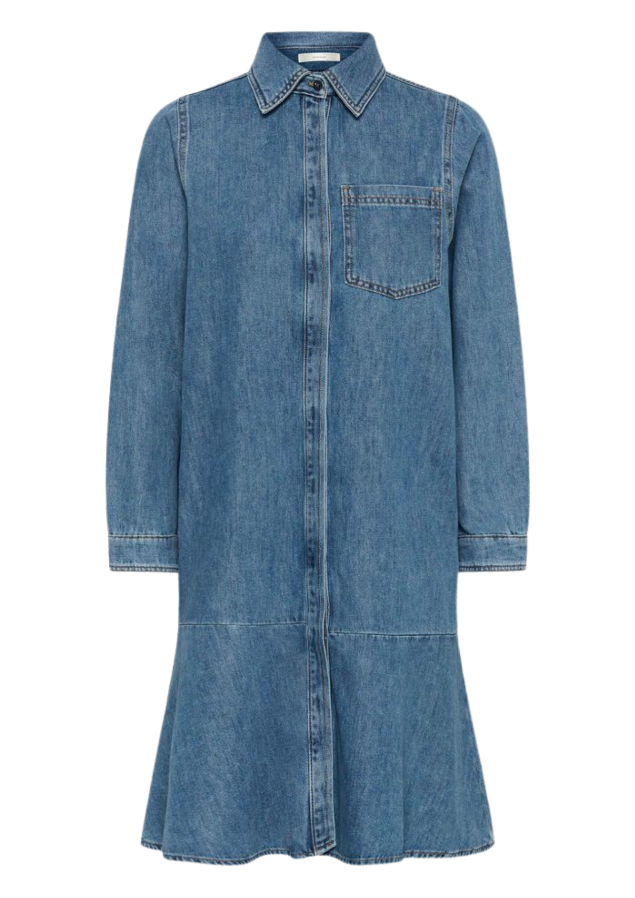 Dophinaiw Dress - Washed Medium Blue Denim