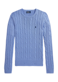 Julianna Long Sleeve Cotton Pullover - New Litchfield Blue