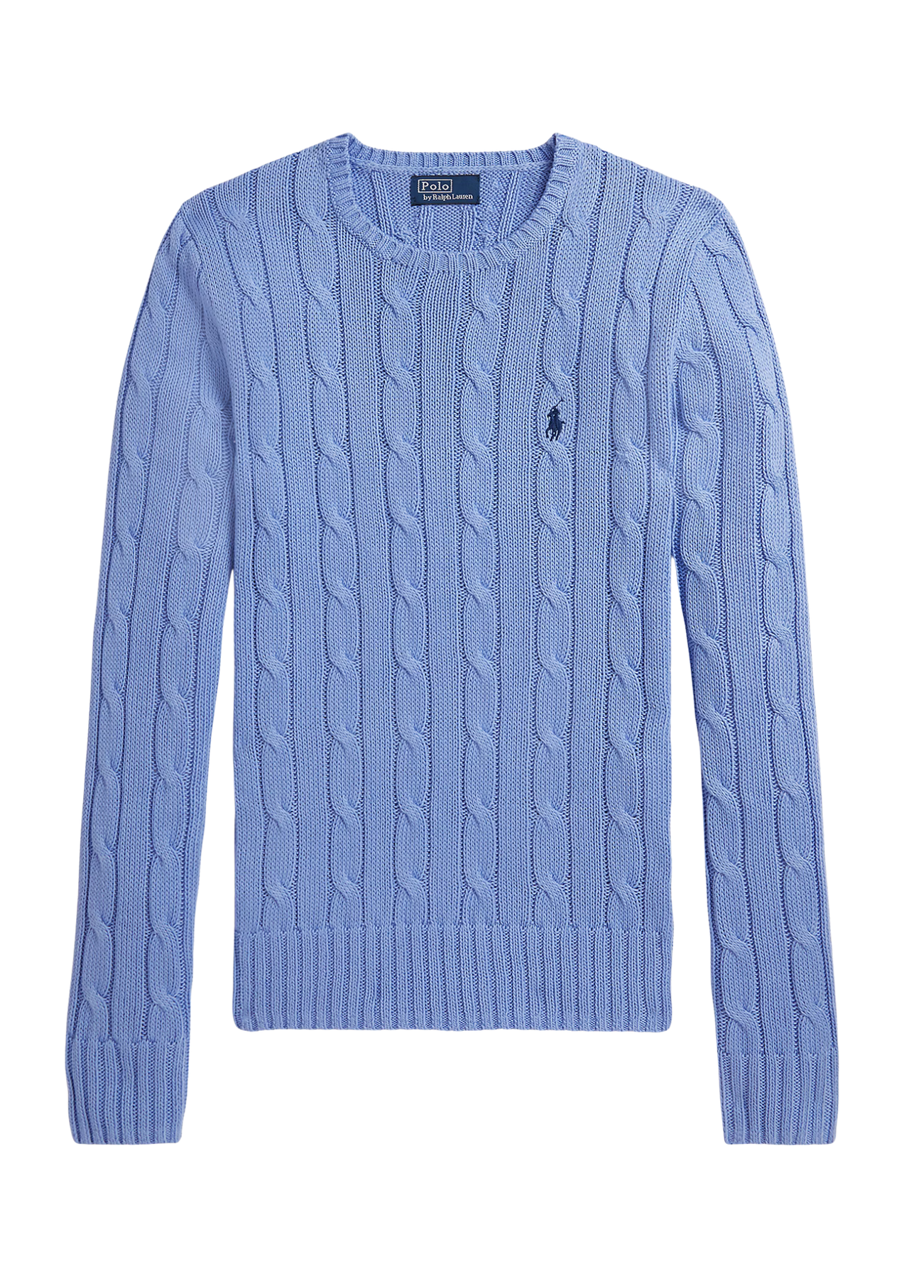 Julianna Long Sleeve Cotton Pullover - New Litchfield Blue