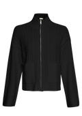 Blithe Hope Zip Cardigan - Black