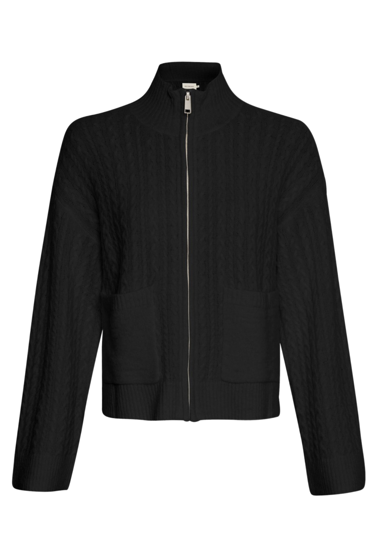 Blithe Hope Zip Cardigan - Black