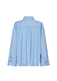 Kadir Stripe Shirt - Denim Blue Stripe