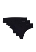 Thong 3Pk - Black W/ Smoke Logo