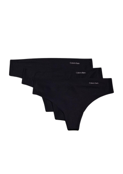 Thong 3Pk - Black W/ Smoke Logo