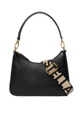 Logo Crossbody Shoulder Bag - Black