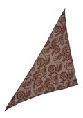 Croflora Triangle Scarf - Hot Fudge Brown