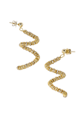 Skinny Viper Earrings - Guld