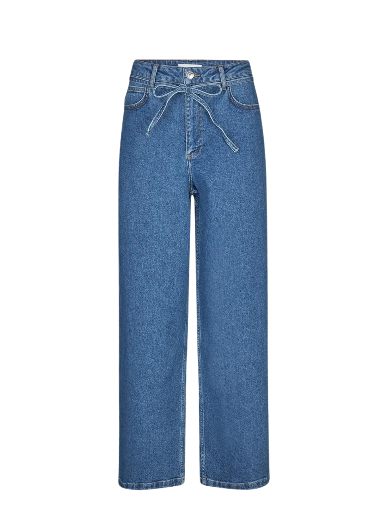 Modström Isolde Solid Pants - Distressed Blue