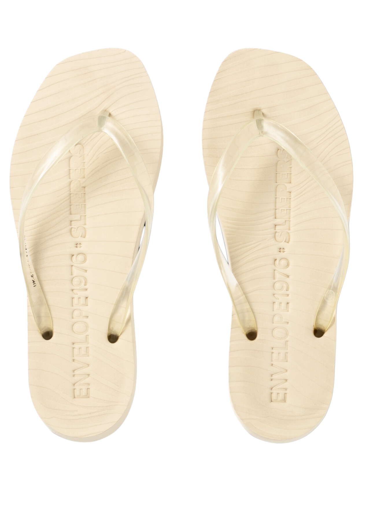Envelope1976 x Sleepers Flip-flops - Cream
