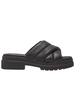 London Vibe Slide Sandal - Black Full Grain
